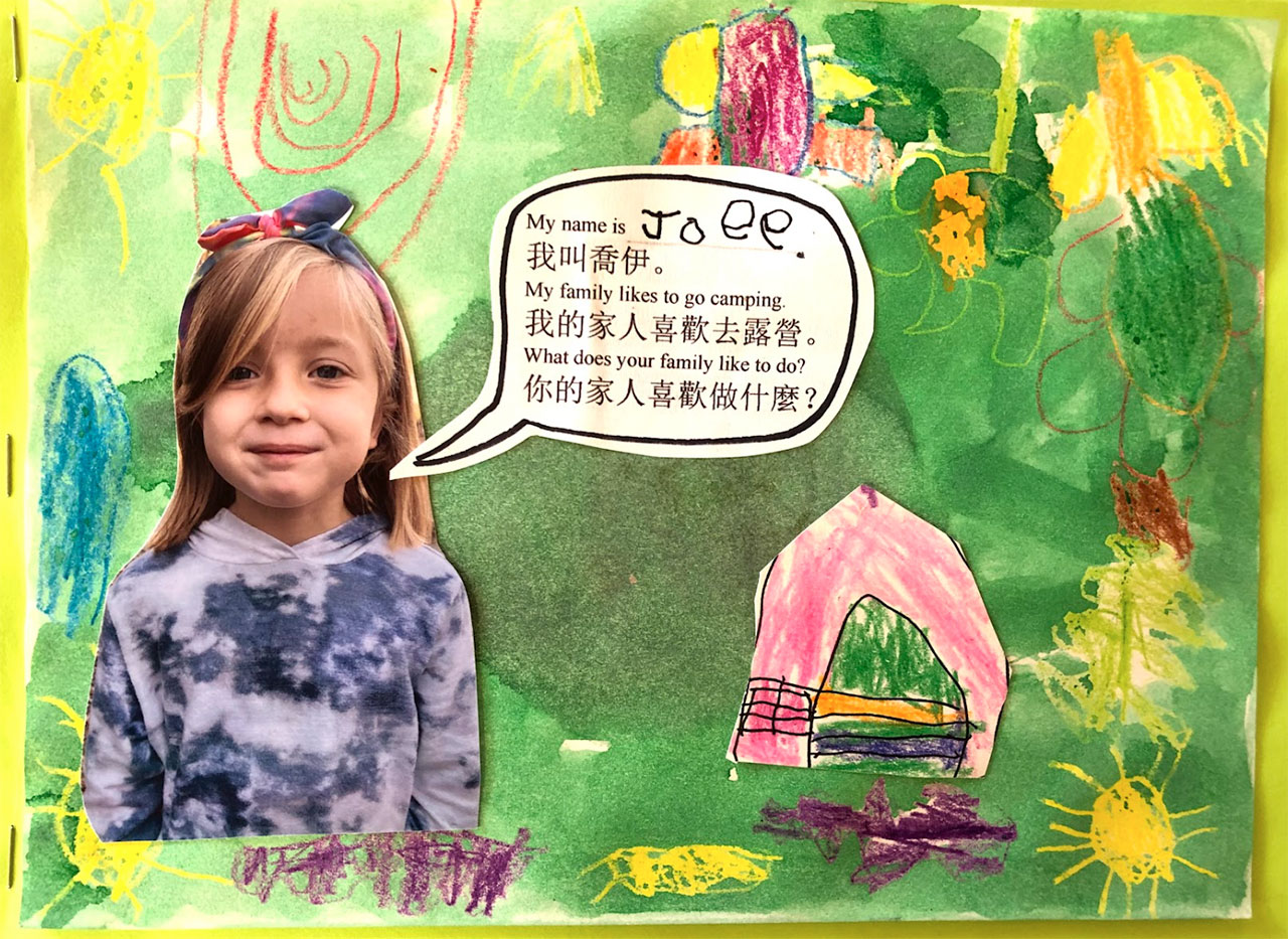 fi-Introducing-Yourself A sample collage for use in the lesson